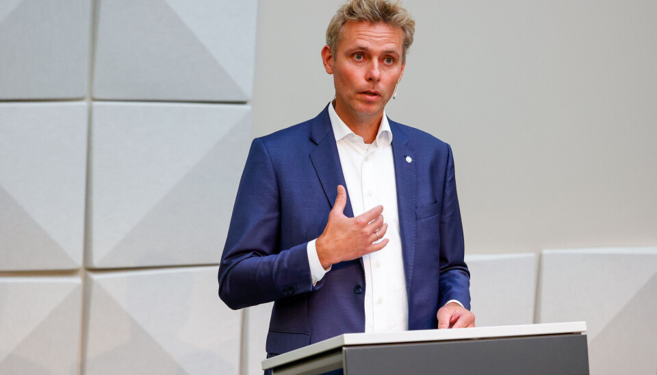 – Det er et klart flertall i befolkningen og på Stortinget for å fortsette med olje og gass. Da kan de fire eneste partiene som tar verdiskaping på alvor, H, Frp, Ap og Sp, bare bli enige at slik blir det, sier Borten Moe. – Det er et klart flertall i befolkningen og på Stortinget for å fortsette med olje og gass. Da kan de fire eneste partiene som tar verdiskaping på alvor, H, Frp, Ap og Sp, bare bli enige at slik blir det, sier Borten Moe.