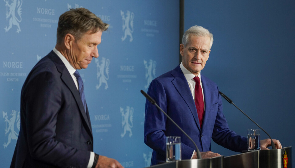 Statsminister Jonas Gahr Støre (Ap) og energiminister Terje Aasland (Ap) holder pressekonferanse om strøm på Statsministerens kontor. Statsminister Jonas Gahr Støre (Ap) og energiminister Terje Aasland (Ap) holder pressekonferanse om strøm på Statsministerens kontor.