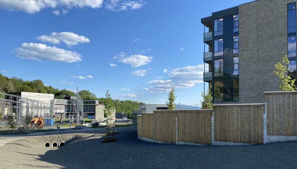 Kommunene har ansvar for klimatilpansning av bygg og infrastruktur. Bildet viser Risvollan helse- og velferdssenter. Kommunene har ansvar for klimatilpansning av bygg og infrastruktur. Bildet viser Risvollan helse- og velferdssenter.