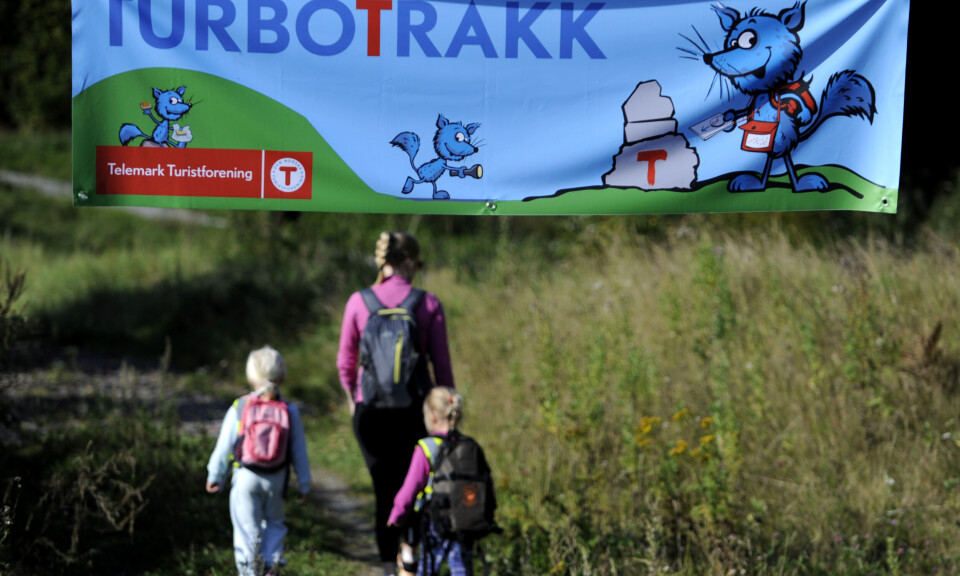 Mange barn og barnehager med på turdagen TurboTråkk i regi av DNT