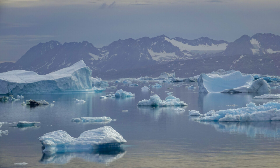 Friluftslivstudenter planlegger langtur med pulk over Grønlandsisen